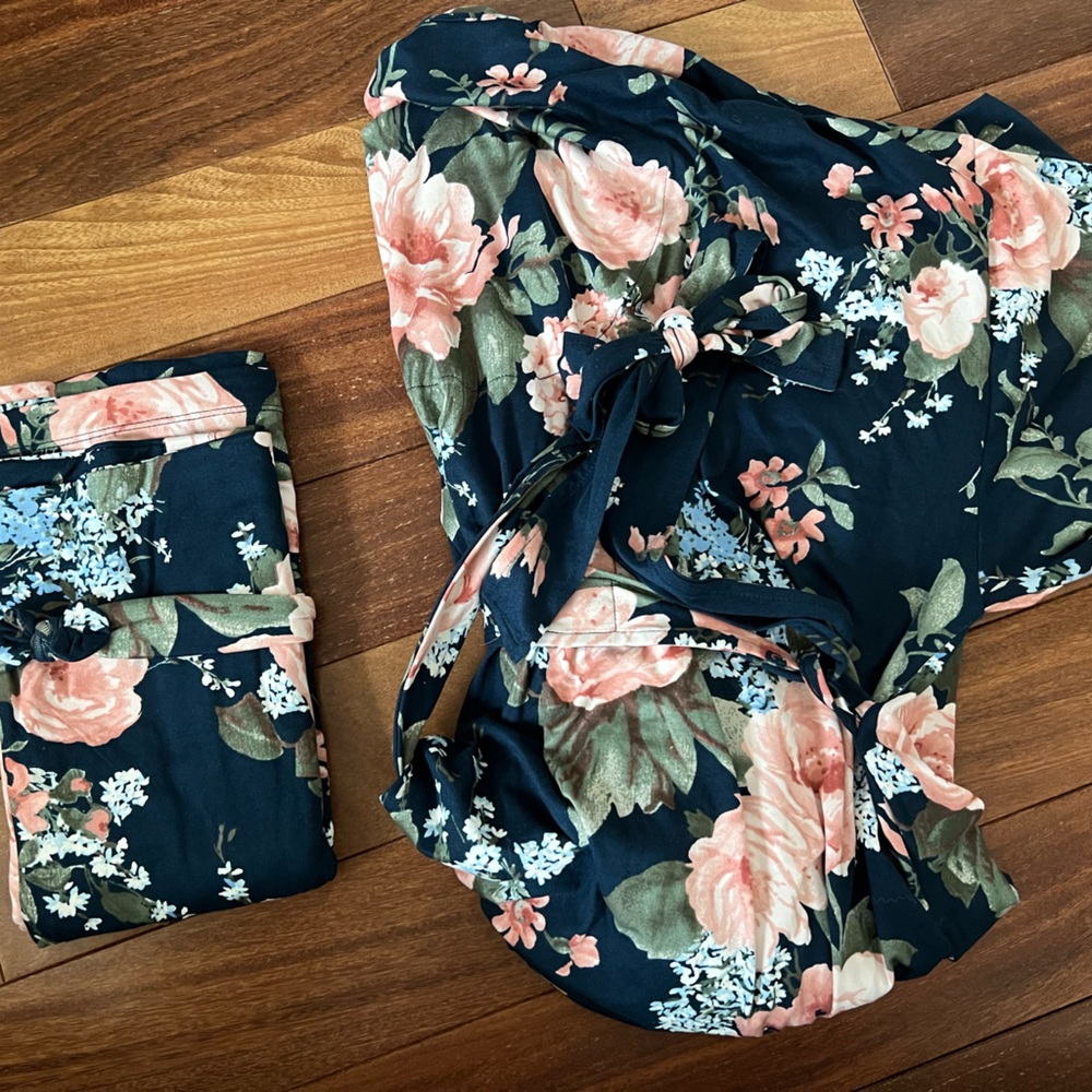 Robe and swaddle set for hospital